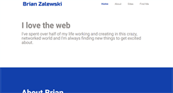 Desktop Screenshot of brianzalewski.com
